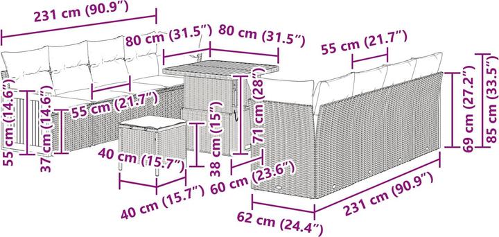 Image du produit vidaXL Bexley