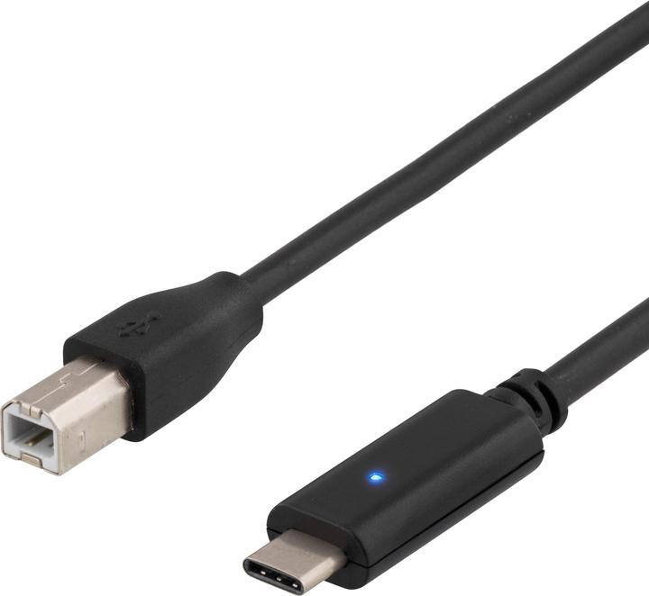 Image du produit Deltaco Câble USB Type-C - USB Type (1 m, USB 2.0)