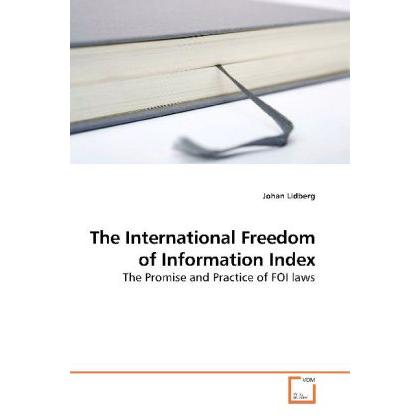 The International Freedom of Information Index, Fachbücher von Johan Lidberg