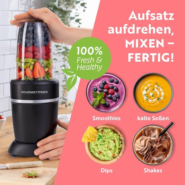 Produktbild Gourmetmaxx Mixer & Smoothie Maker Set (1000 W)