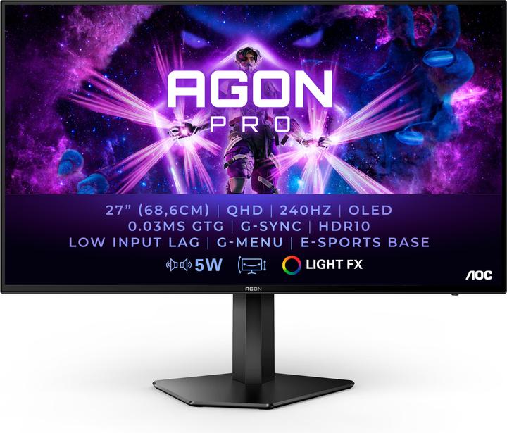 Actual product image AOC AG276QZD (2560 x 1440 pixels, 26.50")