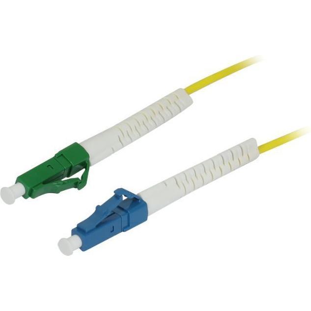 Synergy 21 LWL-1-Faser-Patchk. 3mtr.LC-LC(APC), 9/125u, OS2, G657A2, AD=2mm, flexible Knickschutztülle (3 m), Netzwerkka...