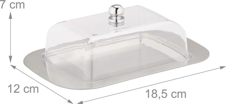 Actual product image Relaxdays Butter dish