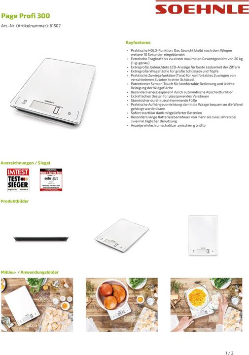 Produktbild Soehnle Page Profi 300