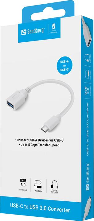 Produktbild Sandberg USB Typ-C zu (0.10 m, USB 3.2 Gen 1)