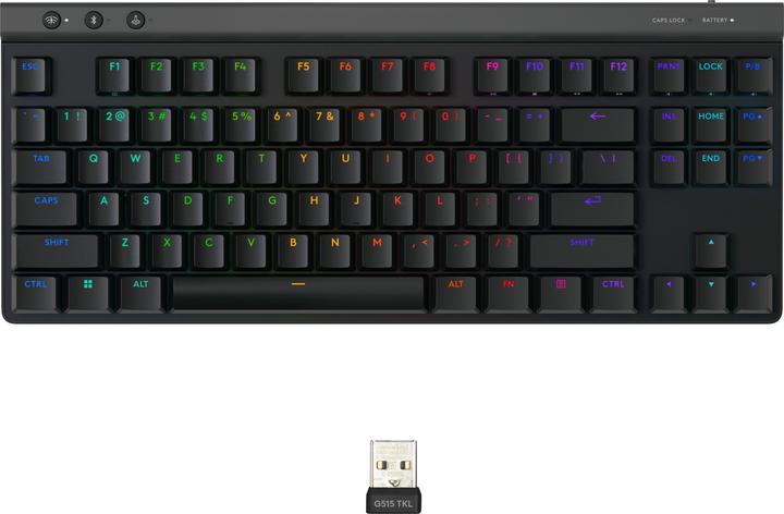Actual product image Logitech G515 Lightspeed TKL (DE, Wireless, Cable)