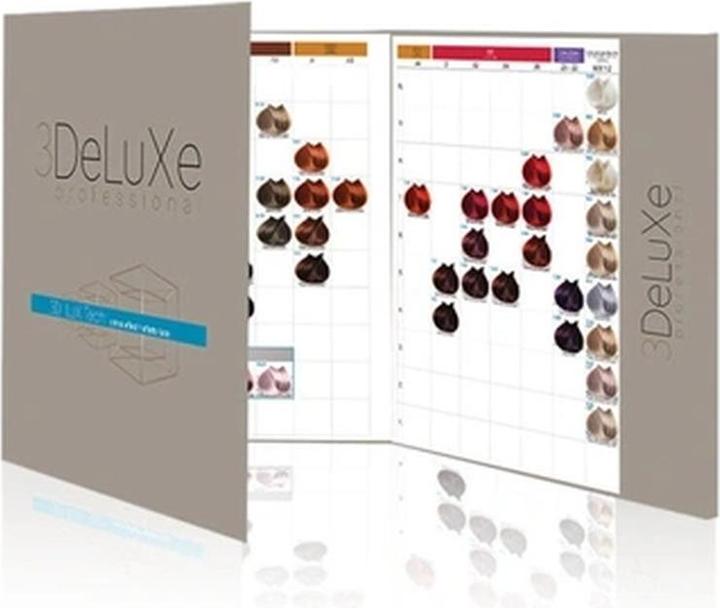 Immagine prodotto 3DeLuxe Color Chart 100 Strands For Hair Coloring