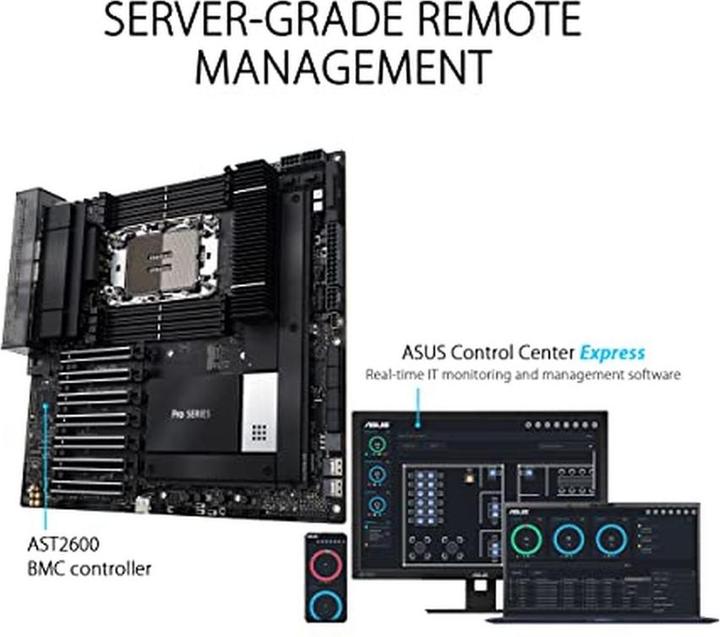 Produktbild ASUS PRO WS W790E-SAGE SE (LGA 4677, Intel W790, SSI EEB)