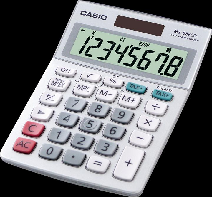 Actual product image Casio Ms-88eco (Batteries, Solar cells)