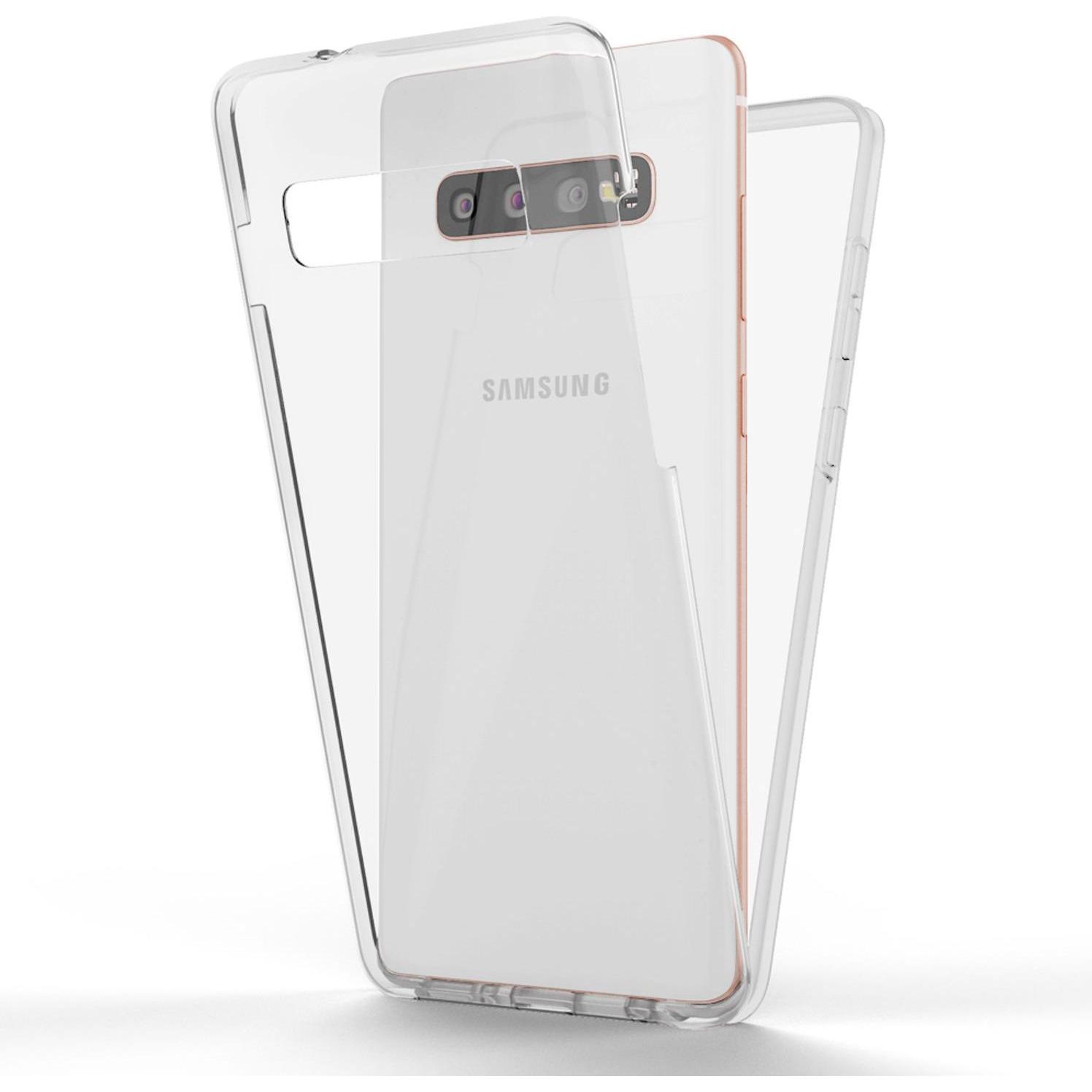Nalia 360 Grad Handyhülle (Samsung Galaxy S10), Smartphone Hülle, Transparent