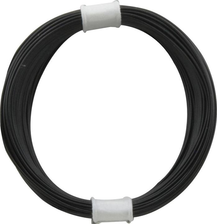 Donau Kupfer-Litze 10m Schwarz Extra Dünn (10 m)
