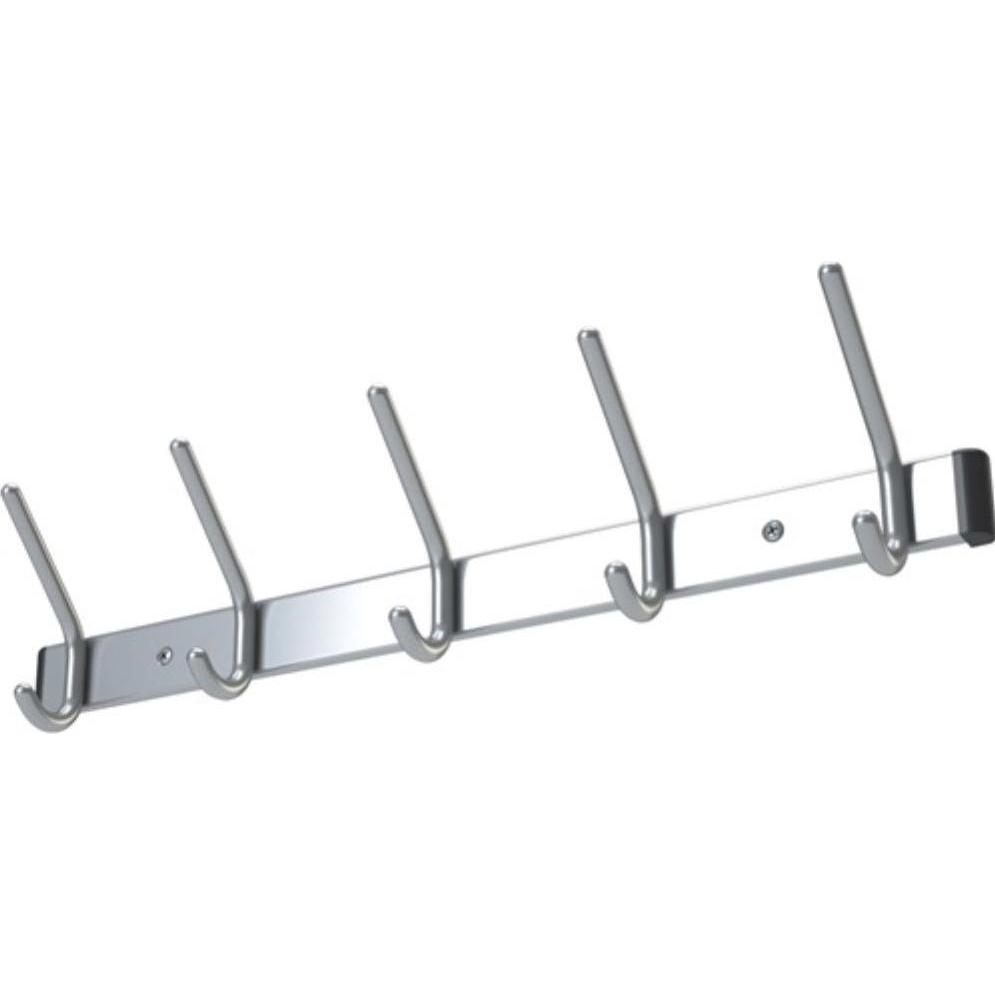 HP Autozubehör, Garderobe + Kleiderhaken, Wandgarderobe Aluminium F1 naturfarbig 7 Hut-/7 Mantelhaken Länge 1000 mm Hake...