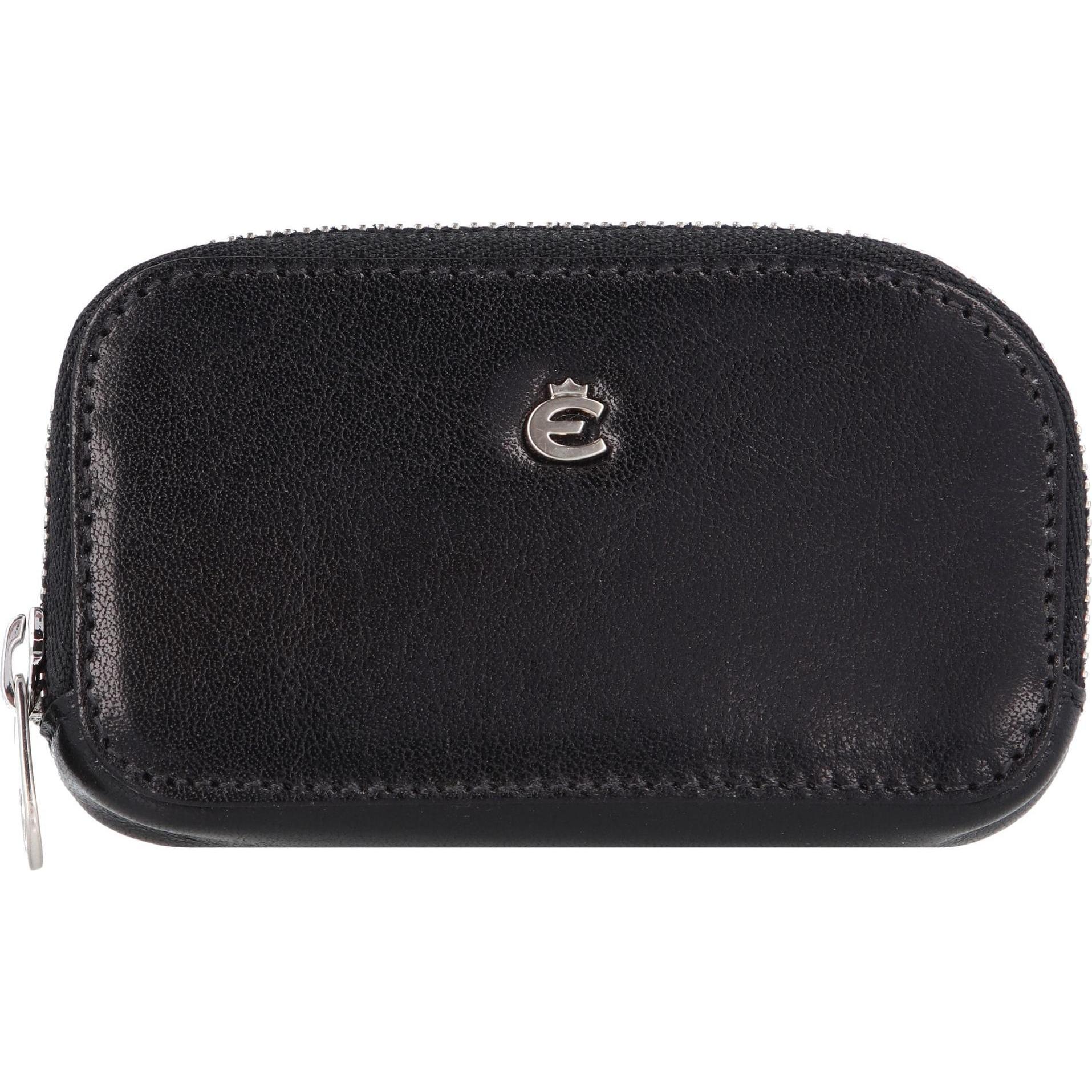 Esquire, Portemonnaie, Toscana Schlüsseletui Leder 9.5 cm, Schwarz