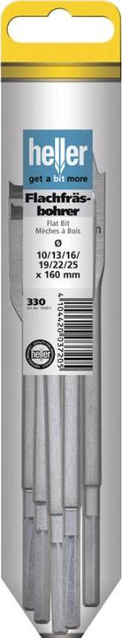 Produktbild Heller Holz-Fräsbohrer-Set 10 mm, 13 (10 mm, 13 mm, 16 mm, 19 mm, 22 mm, 25 mm)