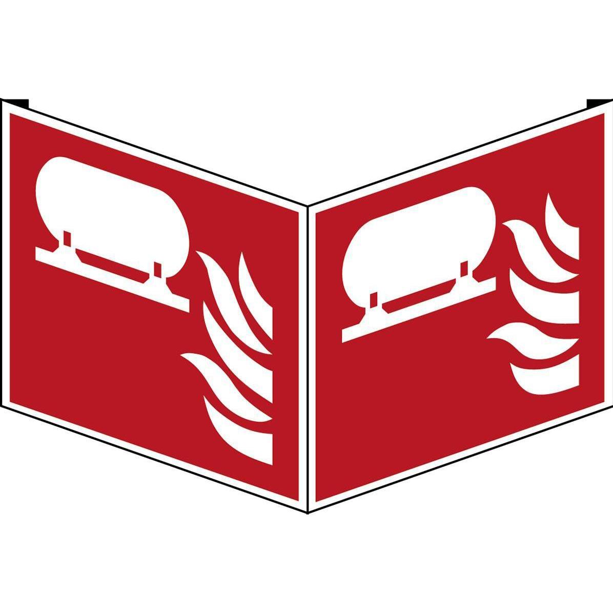 Brady, Etiketten, Fixed fire extinguisher