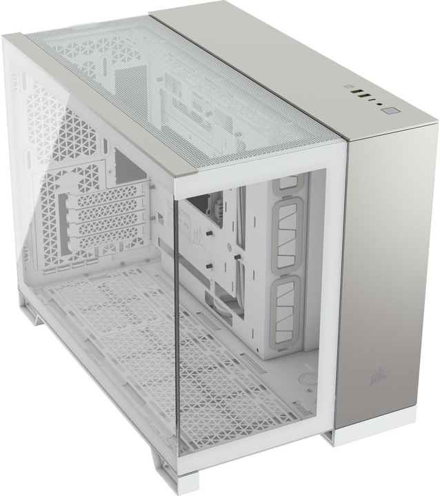 Produktbild Corsair 2500X (wei?/aluminium, Tempered Glass x 2) (ATX, mATX, Mini-ITX)