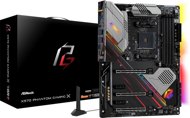 AsRock X570 Phantom Gaming X (AM4, AMD X570, ATX)