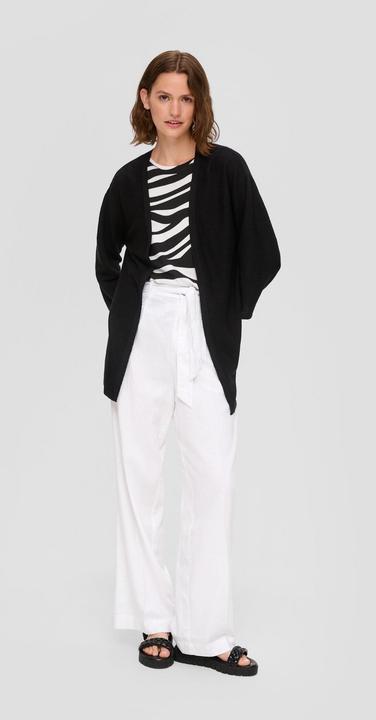 Immagine prodotto S.Oliver Strickjacke Lange Strickjacke aus Leinenmix (36)