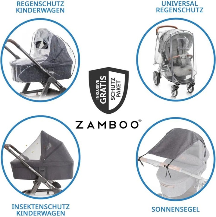 Produktbild ABC Design Kombi-Kinderwagen Salsa 4 Air - inkl. Babywanne