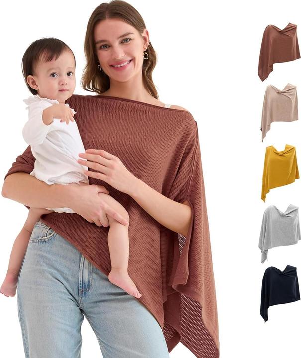 Momcozy Stilltuch für diskretes Stillen Rose-Taupe