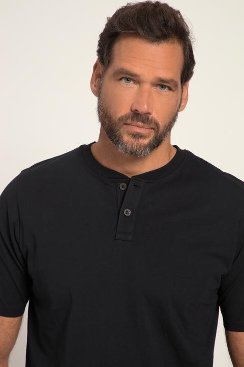 Produktbild JP1880 Henley, Bauchfit, Halbarm, Rundhals (5XL)