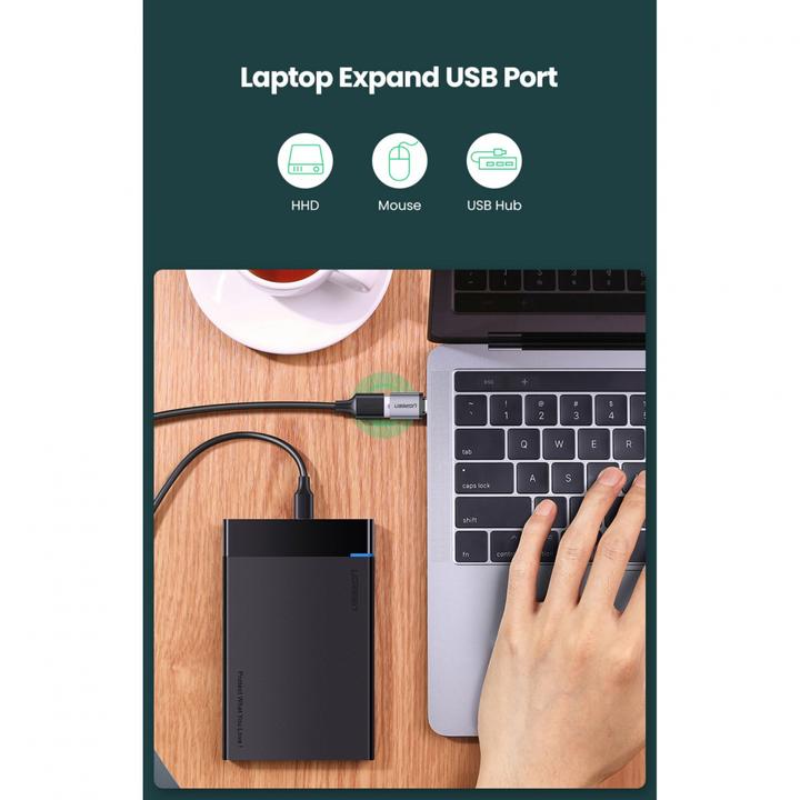 Produktbild Ugreen USB-C 3.1 zu USB-A 3.0 Buchse Adapter (USB Typ C, USB-A)