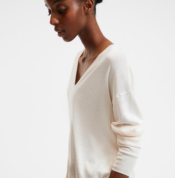 Actual product image La Redoute Collections Pullover mit V-Ausschnitt (M)