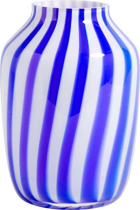Produktbild HAY Vase JUICE Marine gestreift (1 x, 20 x 28 cm)