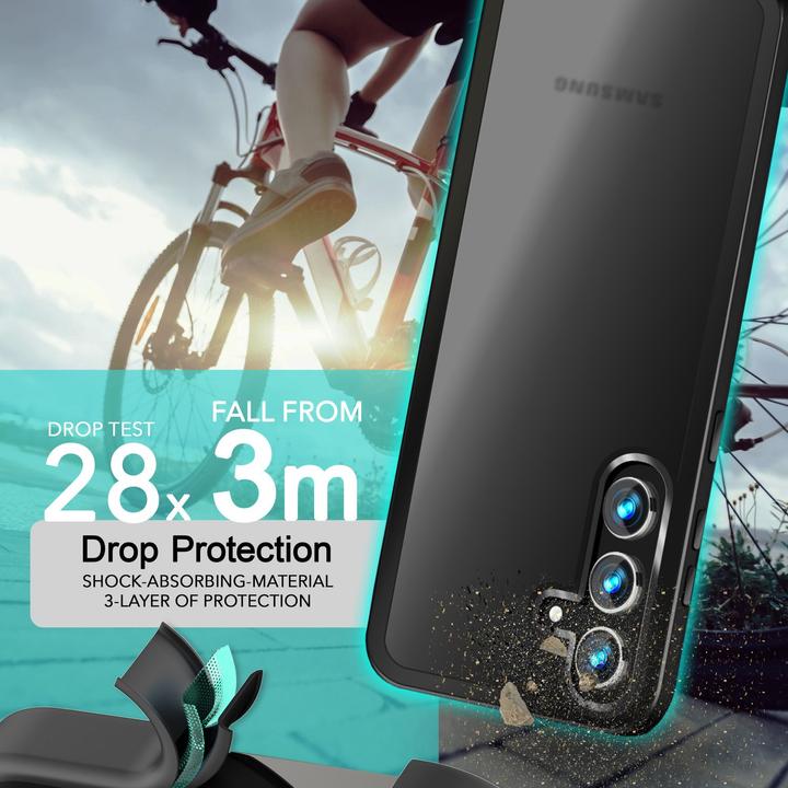 Immagine prodotto Nalia Copertura ibrida semitrasparente con cornice protettiva (Samsung Galaxy S24)