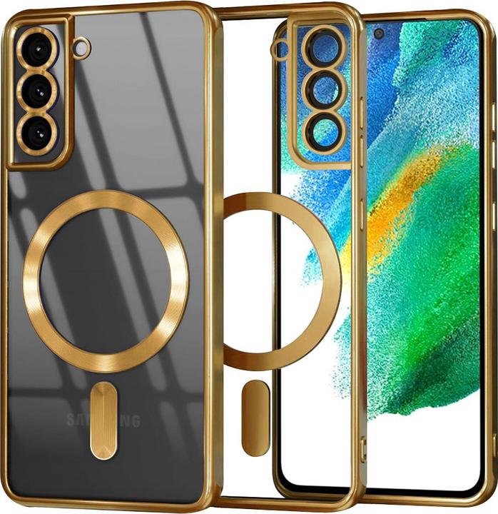 Image du produit Techsuit - Luxury Crystal MagSafe - Samsung Galaxy S21 FE 5G - Gold (Samsung Galaxy S21 FE 5G)