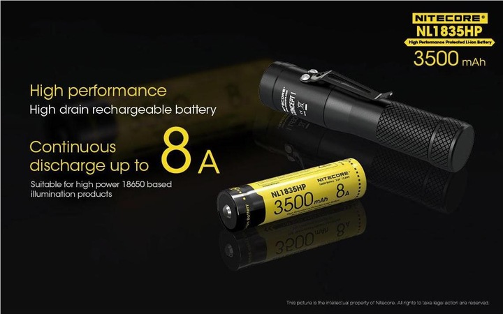 Produktbild Nitecore 18650 Nl1835hp