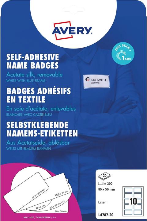 Produktbild Avery Namensetiketten