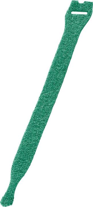 Produktbild HellermannTyton Schnellkabelbinder 200x12,5 Textil grün (Kunststoffkabelbinder, 200 mm, 10 Stk.)