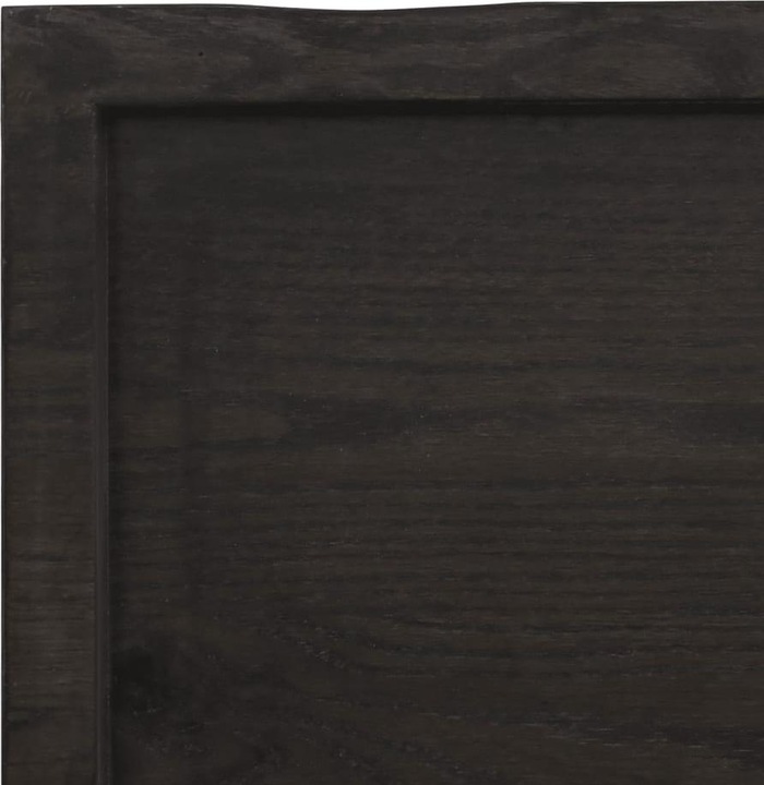 Actual product image VidaXL Tischplatte 100x50x6 cm Massivholz Eiche Behandelt (100 x 50 x 6 cm)