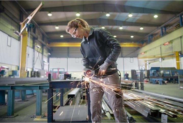 Actual product image Bosch Professional Cordless angle grinder GWS 17-125 S INOX (125 mm)