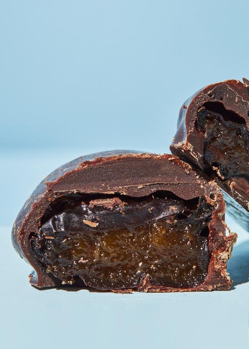 Produktbild KoRo Getrocknete Pflaumen umhüllt von Zartbitterkuvertüre (1000 g)