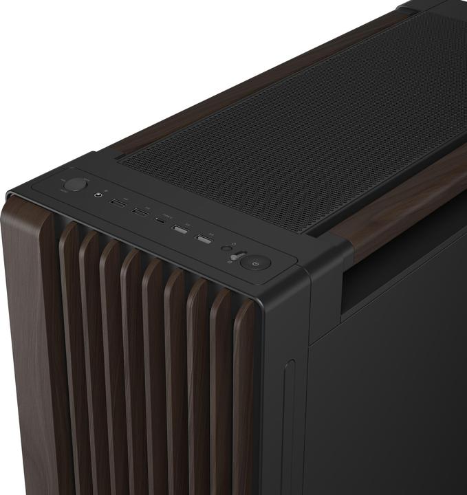 Actual product image ASUS Geh Proart Pa602 Walnut Wood Metal Pwm Modern Black (ATX, DTX, mATX, Mini-DTX, Mini-ITX)