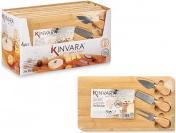 Immagine prodotto Kinvara Set di 4 tavole di bambù con 3 utensili