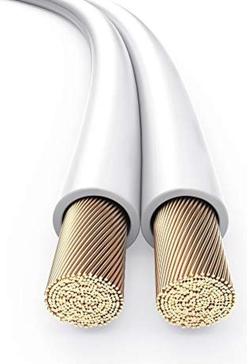 Actual product image Purelink Speaker cable, 2x2.5 mm² 50 m, white, OFC (50 m, 2.50 mm²)