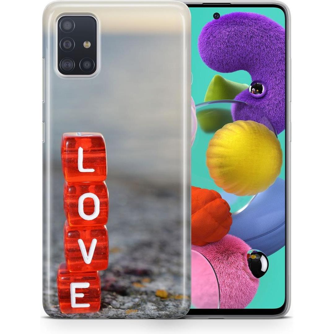 König Design Hülle Handy Schutz für LG K52 Case Cover Tasche Bumper Etuis TPU Motiv Schale (LG K52), Smartphone Hülle, M...