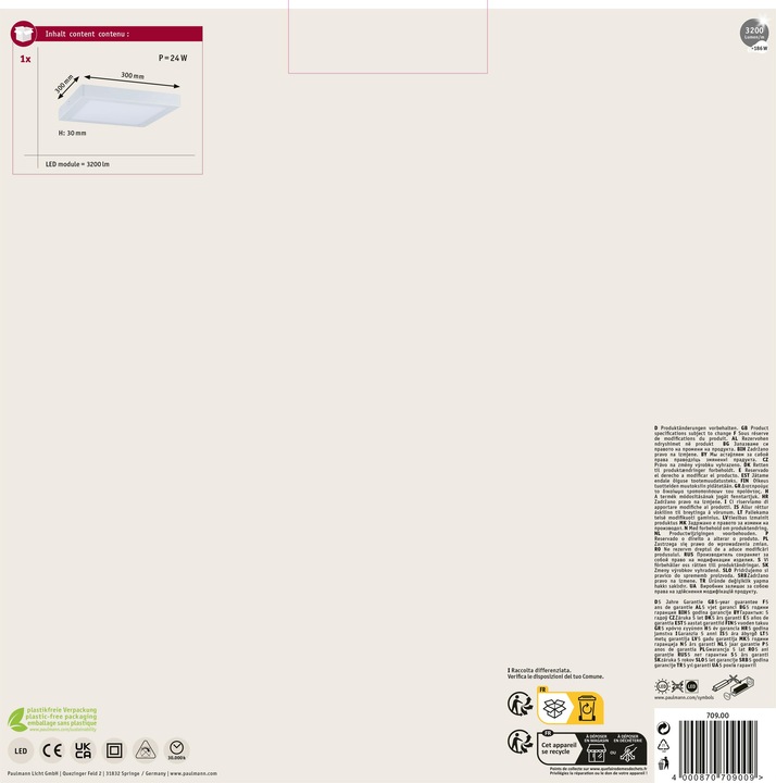 Actual product image Paulmann Abia (2000 lm)