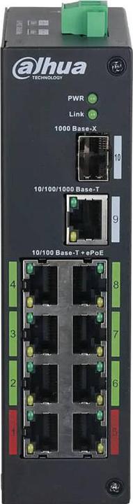 Actual product image Dahua SWITCH LR2110-8ET-120-V2 (8 Ports)