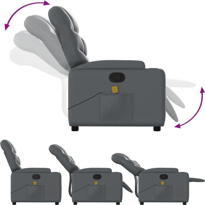 Actual product image vidaXL Massage-Relaxsessel