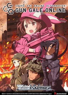 Actual product image Bushiroad Sword Art Online Alternative Gun Gale Online II Extra Booster Display (6 Packs) - Weiss Schwarz TCG (English, Booster display)