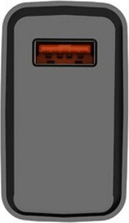 Produktbild Genesis NATEC ŁADOWARKA SIECIOWA RIBERA USB-A 18W CZARNA NUC-2058 (18 W)
