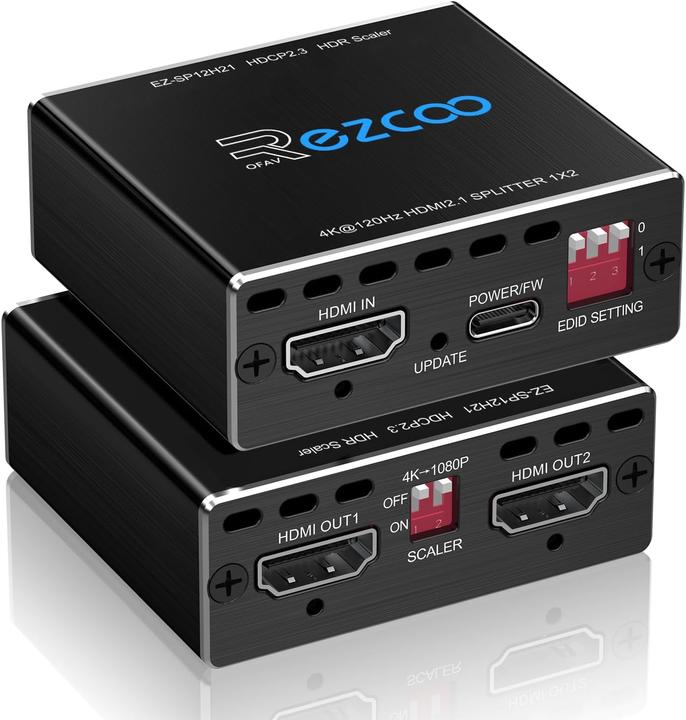Ezcoo HDMI 2.1 Splitter für 4K/8K Dual Monitore - buy at Digitec