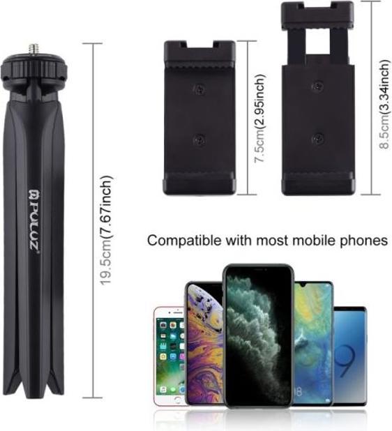 Produktbild Puluz Mini Dreibeinstativ Compact Series (Kunststoff)