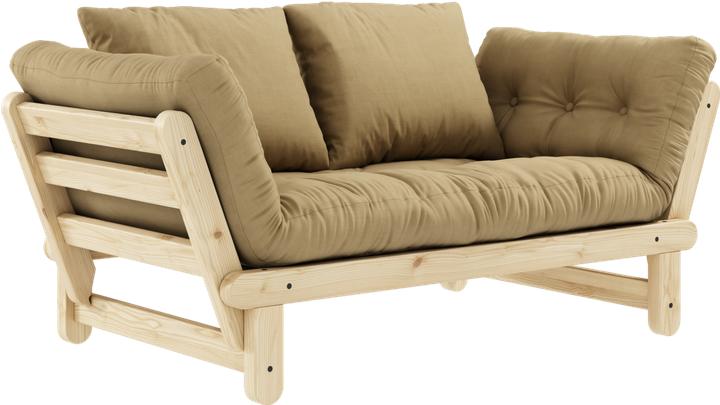 101 Clear Lacquered Pine / 758 Wheat Beige