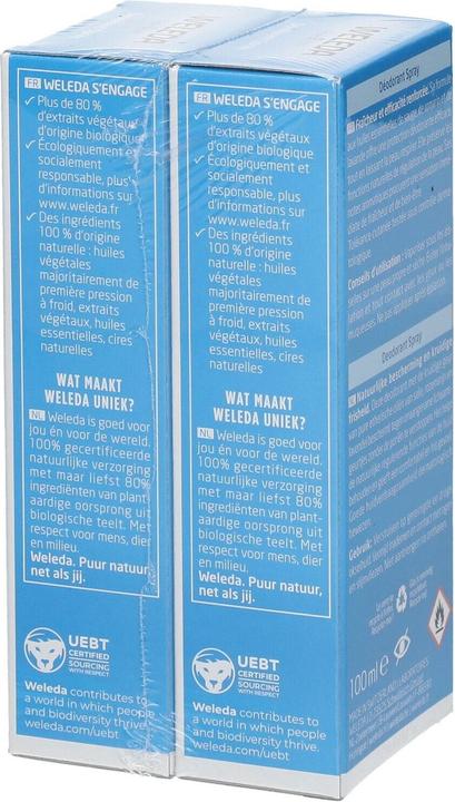 Produktbild Weleda 2er-Set Deodorants - 2 x 100 ml (Spray, 100 ml)