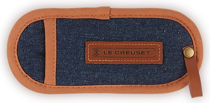 Actual product image Le Creuset Denim handle cover (100 % cotton)